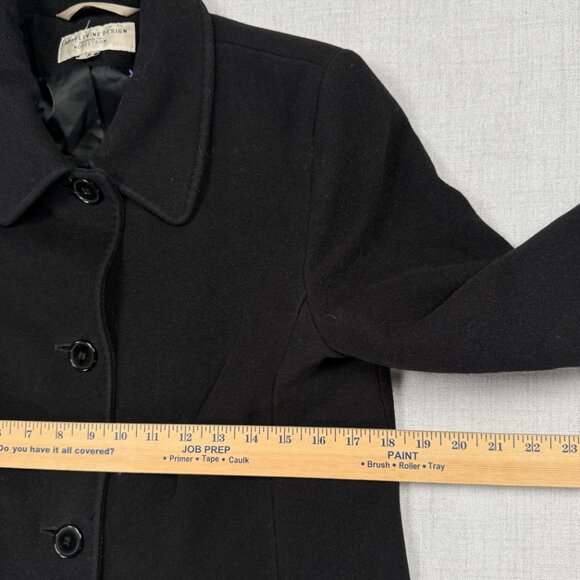 Vintage Larry Levine Design Pure Camel Hair Coat Button Front Size 8 - Picture 7 of 12